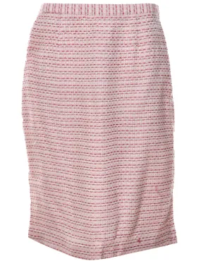 Pencil Shape Midi Skirt - M