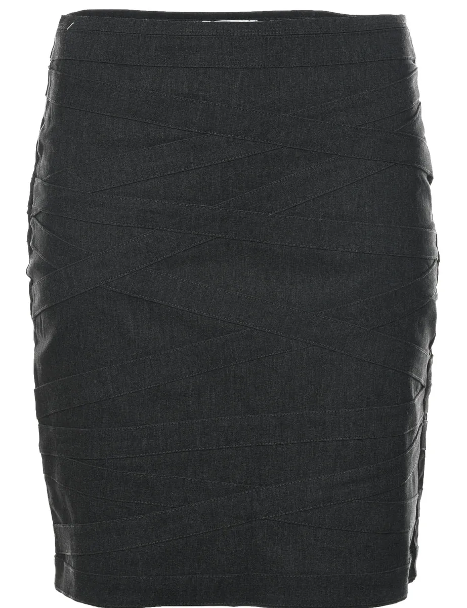 Pencil Shape Midi Skirt - XS