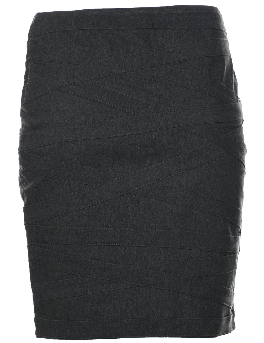 Pencil Shape Midi Skirt - XS