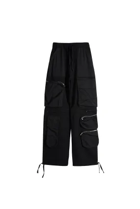 POCKET CARGO PANTS BLACK