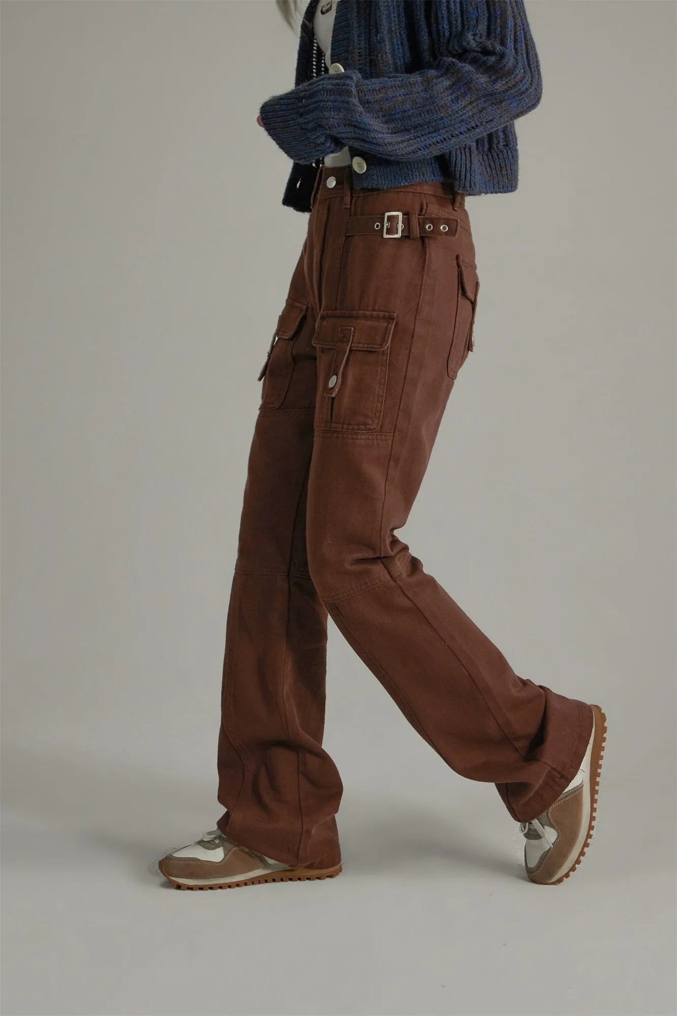 Pocket Semi Bootcut Pants