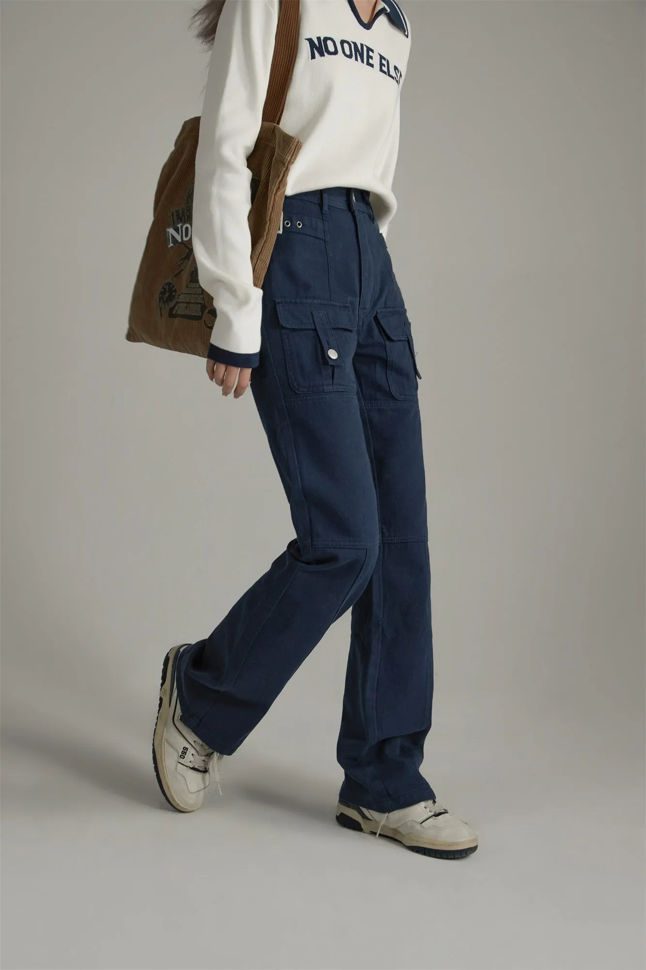 Pocket Semi Bootcut Pants