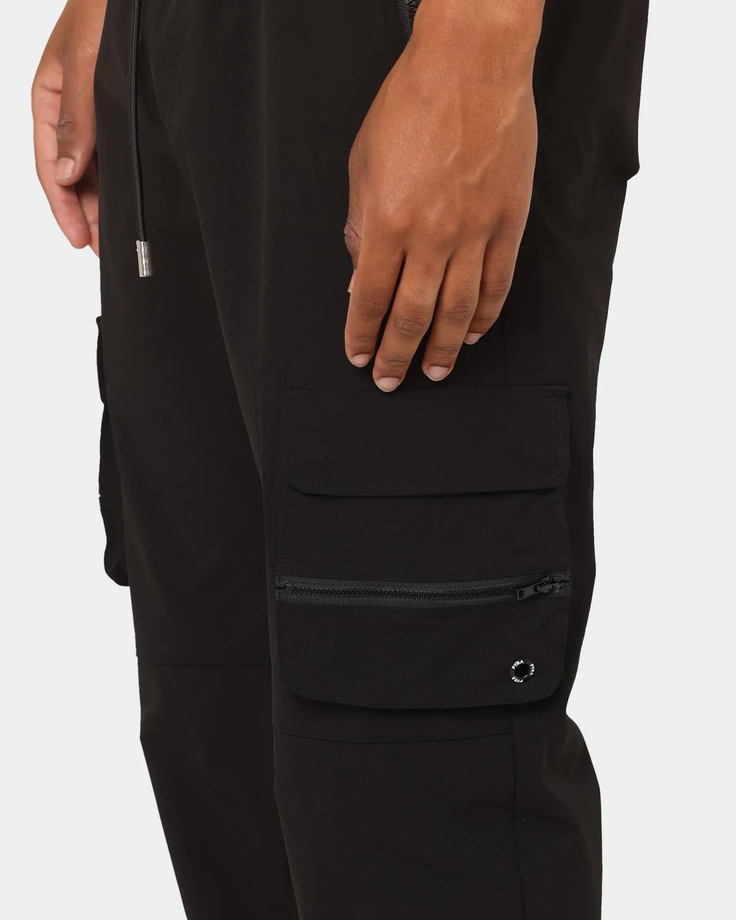 PYRA Nero Cargo Pants Black