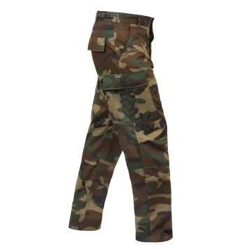 Relaxed Fit Zipper Fly BDU Pants