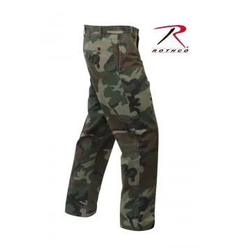 Relaxed Fit Zipper Fly BDU Pants