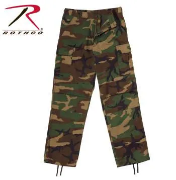 Relaxed Fit Zipper Fly BDU Pants