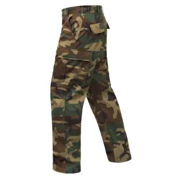 Relaxed Fit Zipper Fly BDU Pants