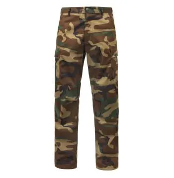 Relaxed Fit Zipper Fly BDU Pants