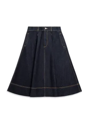 Rinse Wash A-Line Skirt