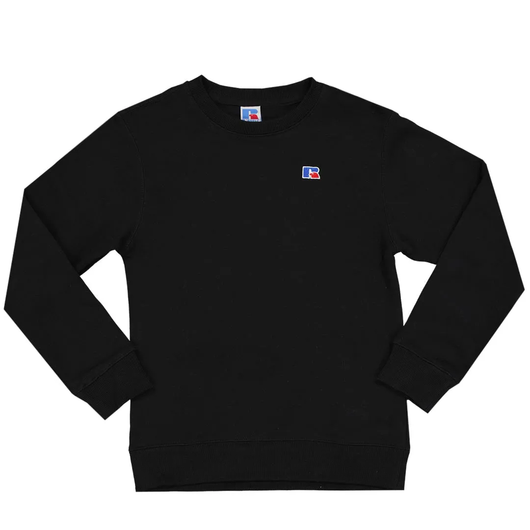 Russell Athletic - Kids' (Junior) Crewneck Sweater (RARU0EYULCFP1CS 00BLK)