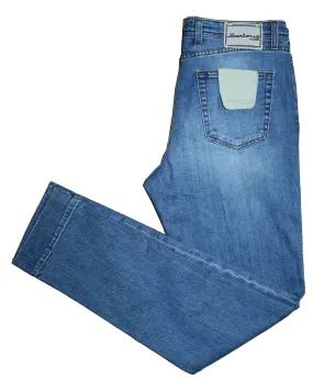 Sartorio Men Jeans Denim Blue Button Fly 34 SALE