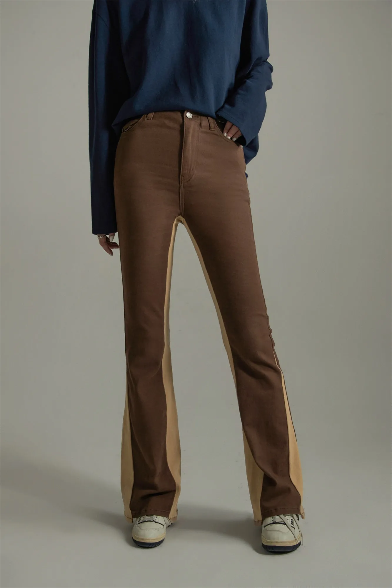 Slim Casual Bootcut Pants