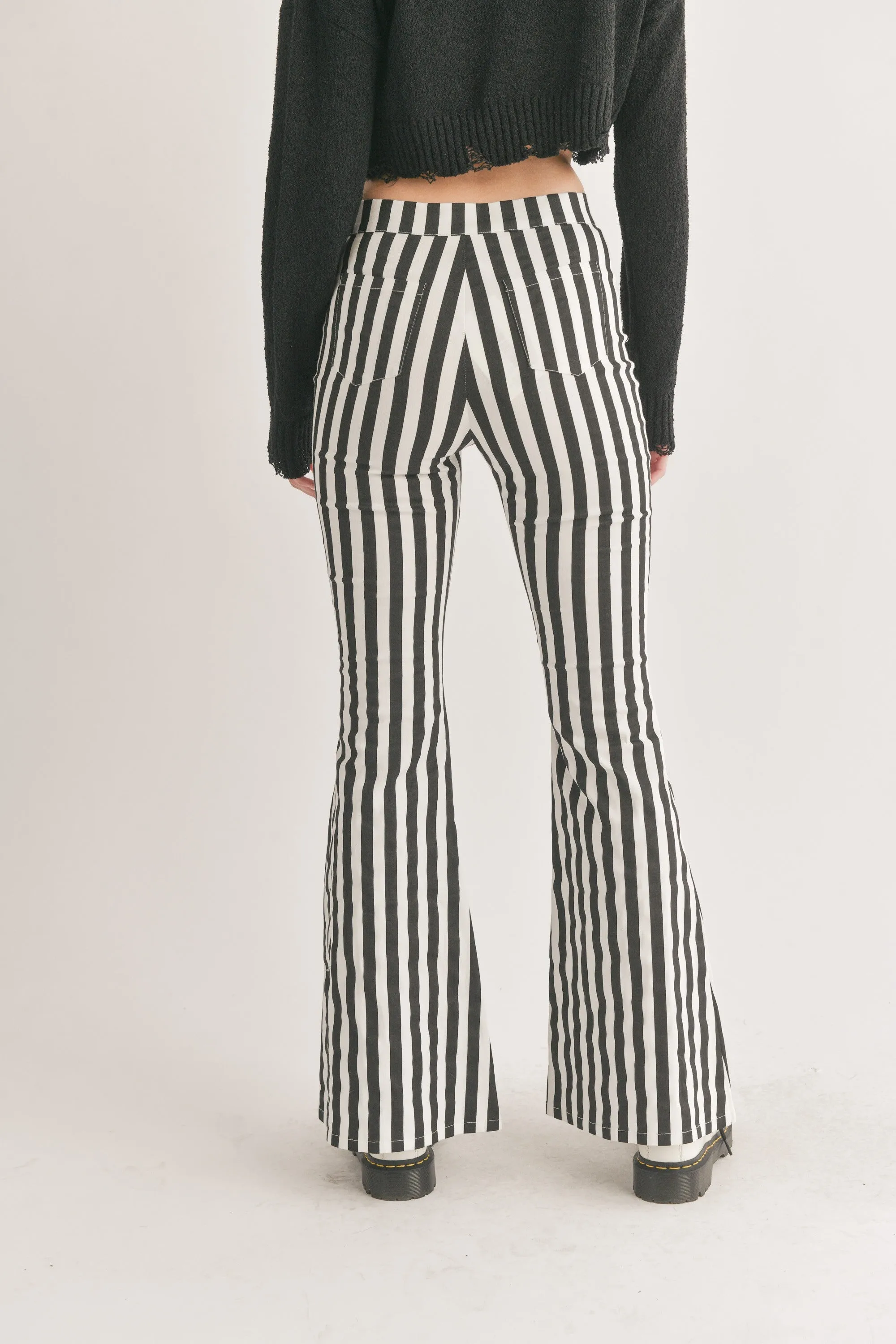 Stripe Bootcut Pant