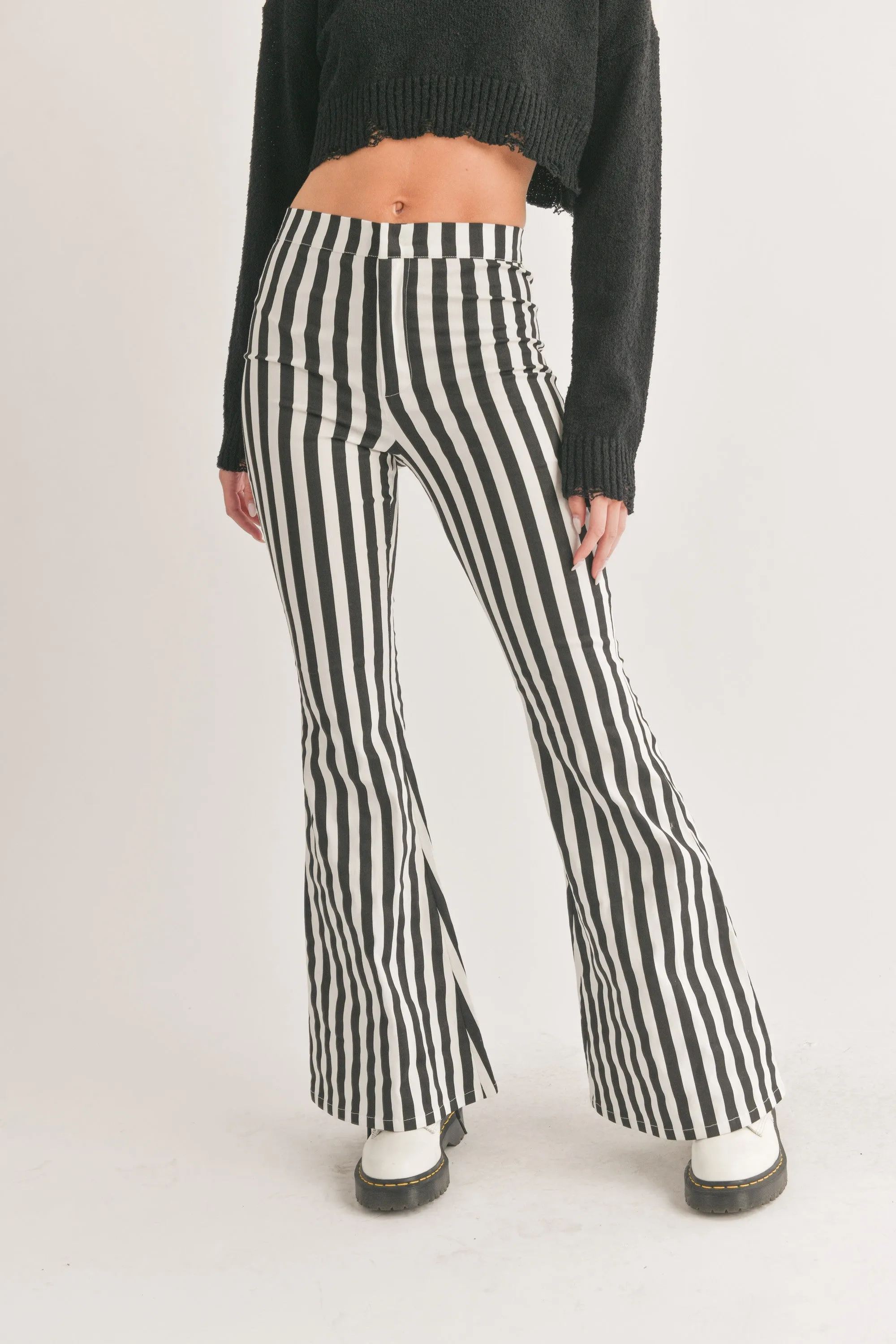 Stripe Bootcut Pant