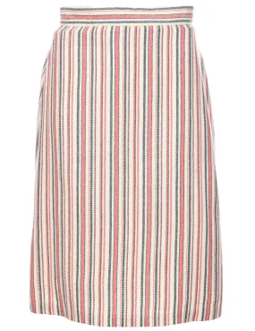 Striped Pencil Skirt - XS