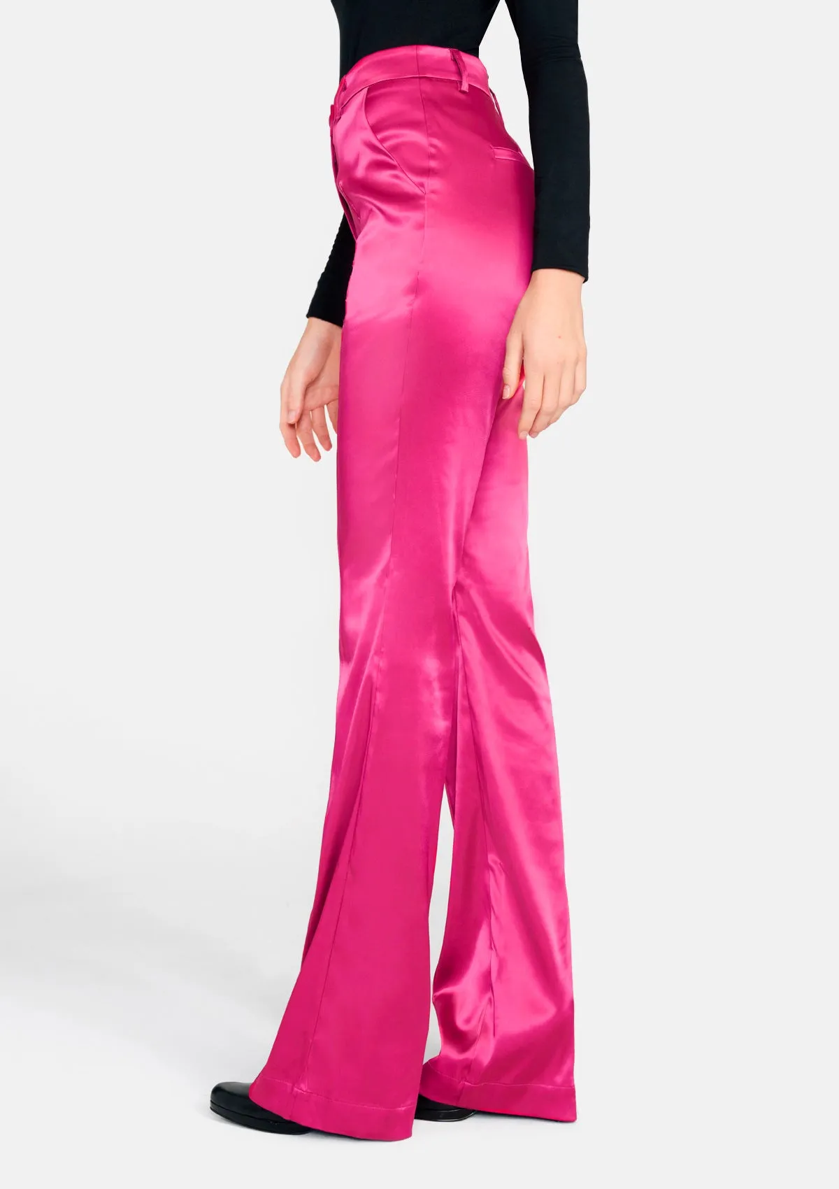 Tall Lizzy Satin Pants