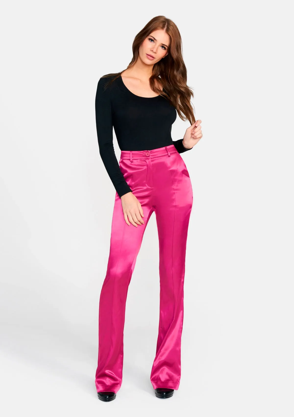 Tall Lizzy Satin Pants