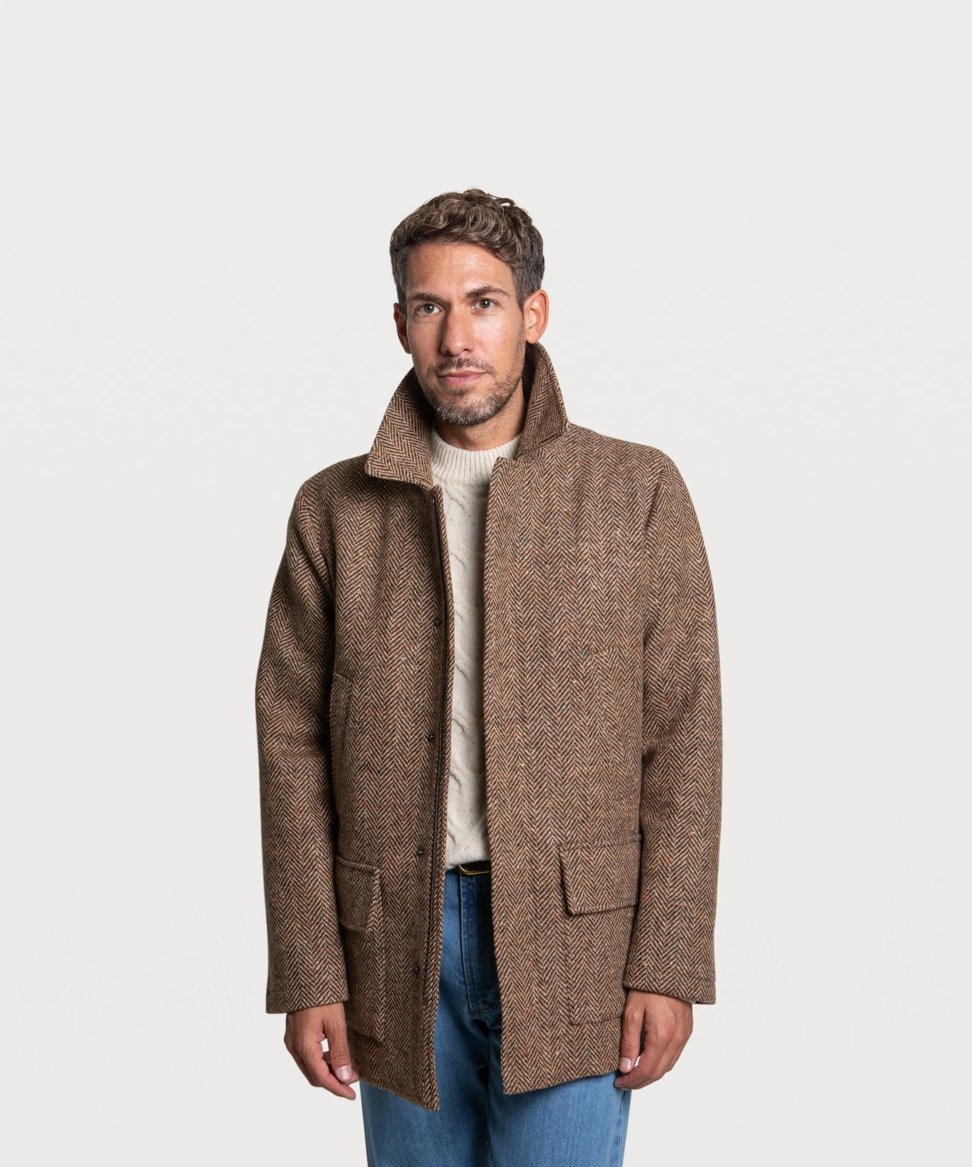 Traveller Herringbone Tweed Jacket