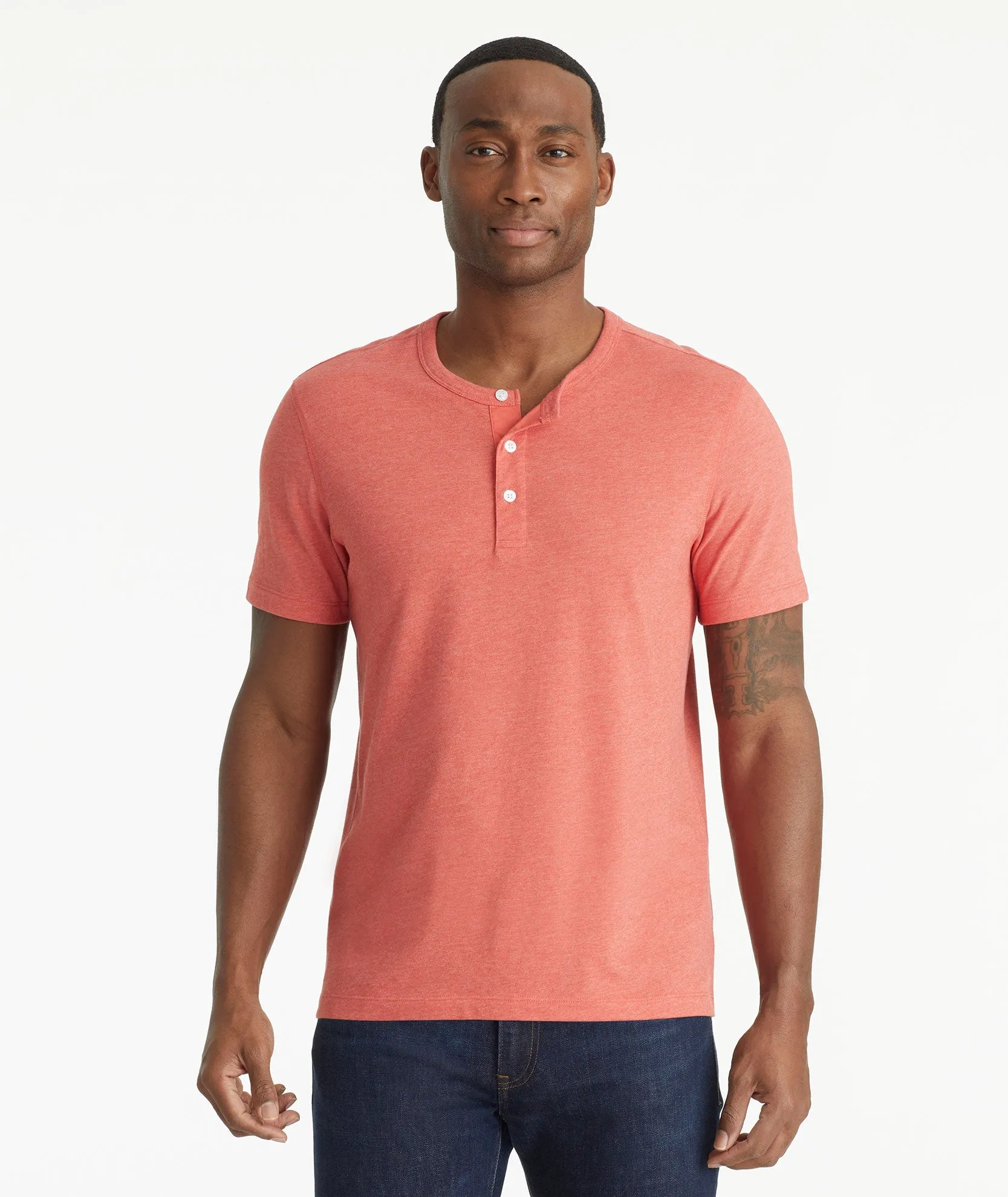 Ultrasoft Short-Sleeve Henley - FINAL SALE