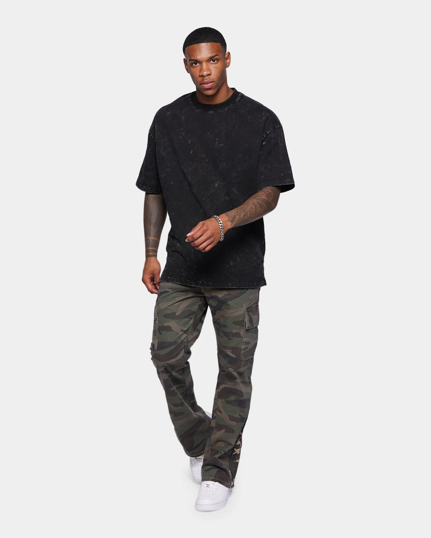 XXIII Albus Flared Camo Cargo Pants Camo