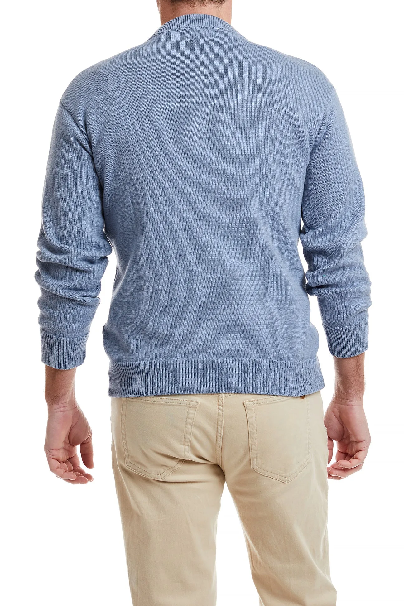 Yachtsman Crewneck Sweater Sunwashed Blue